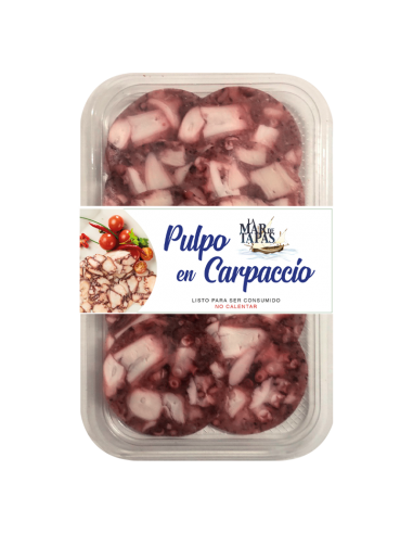 Pulpo en carpaccio 100g