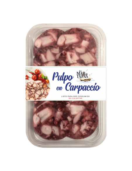 Pulpo en carpaccio 100g