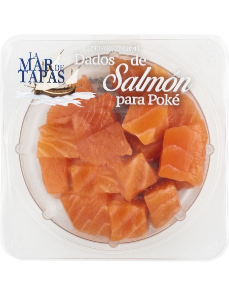 La Mar de Tapas - Dados de salmón para poké 100 g